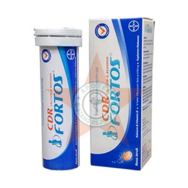 CDR FORTOS EFFERVESCENT 10 TABLET